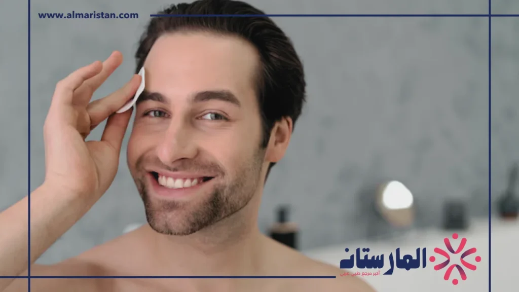 علاج البشرة الدهنية للرجال