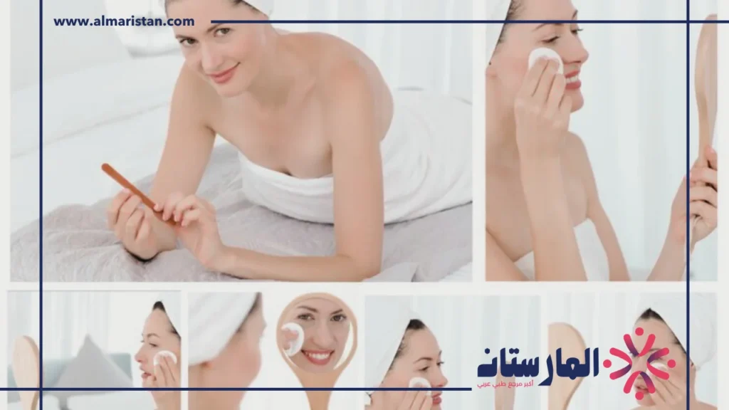 روتين العناية بالبشرة المختلطة